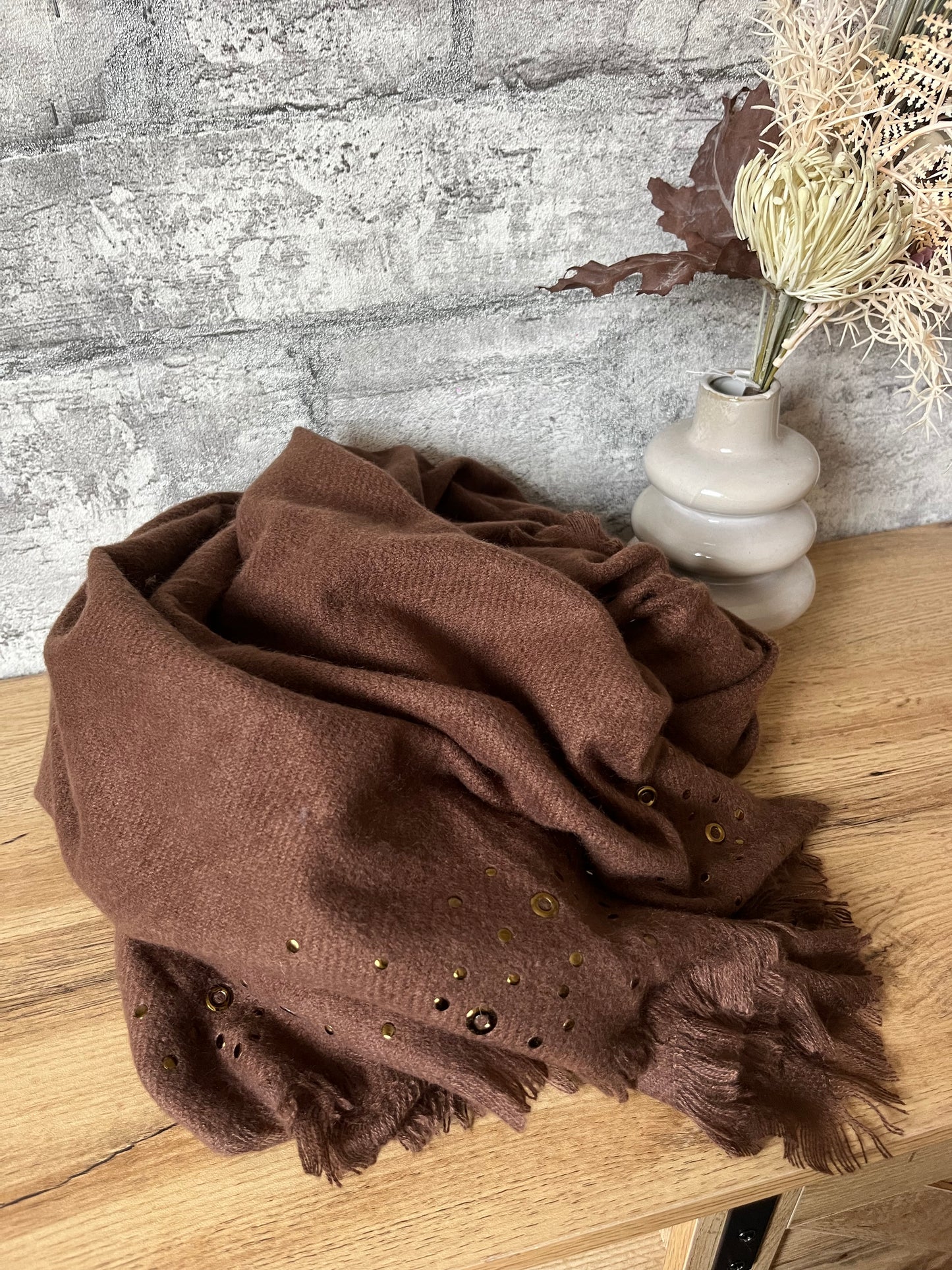 Écharpe Shine Chocolat