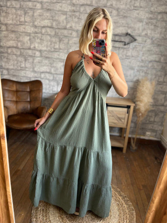 Robe Emma Kaki