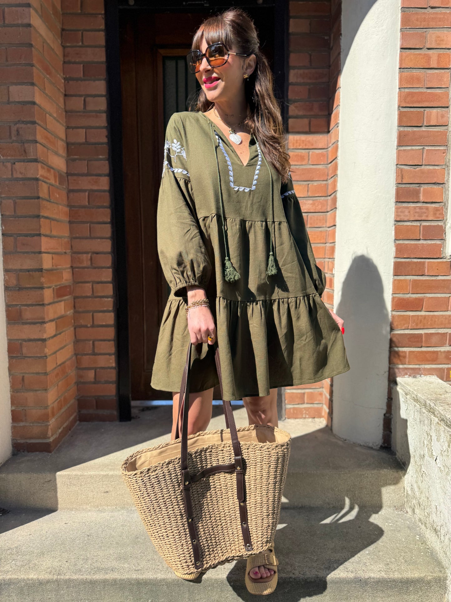 Robe Lisa Kaki