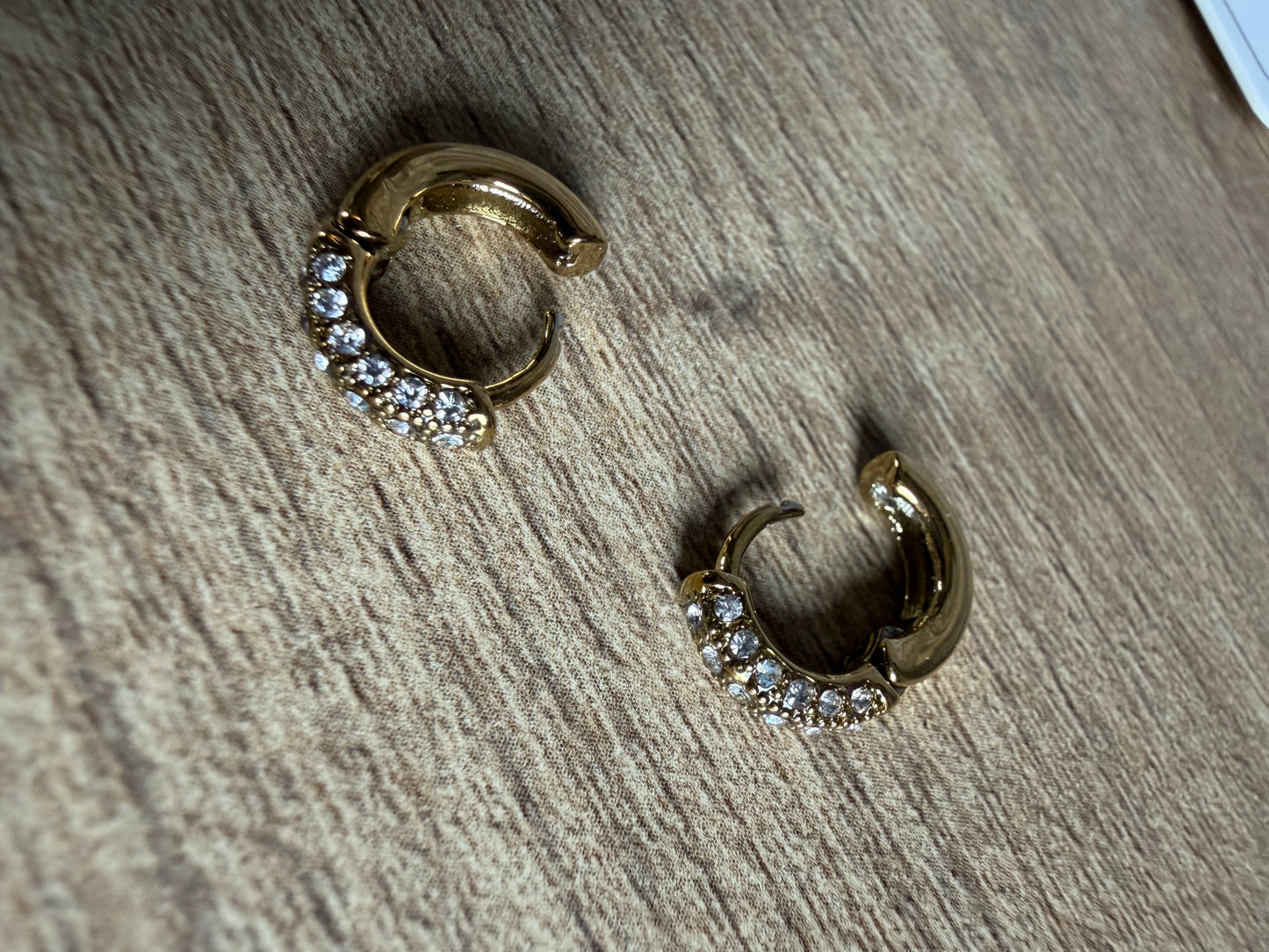 Boucle d’oreille mini créole diam’s