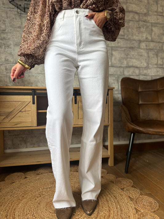 Jean’s Flare Blanc