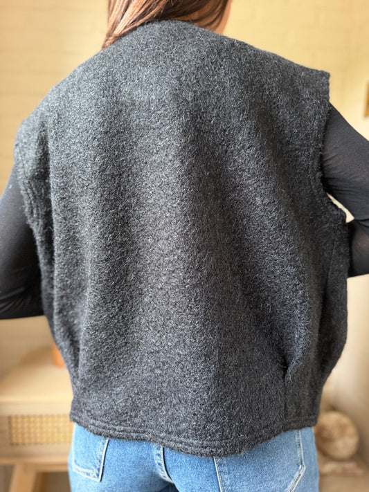Gilet Sans Manches Noir