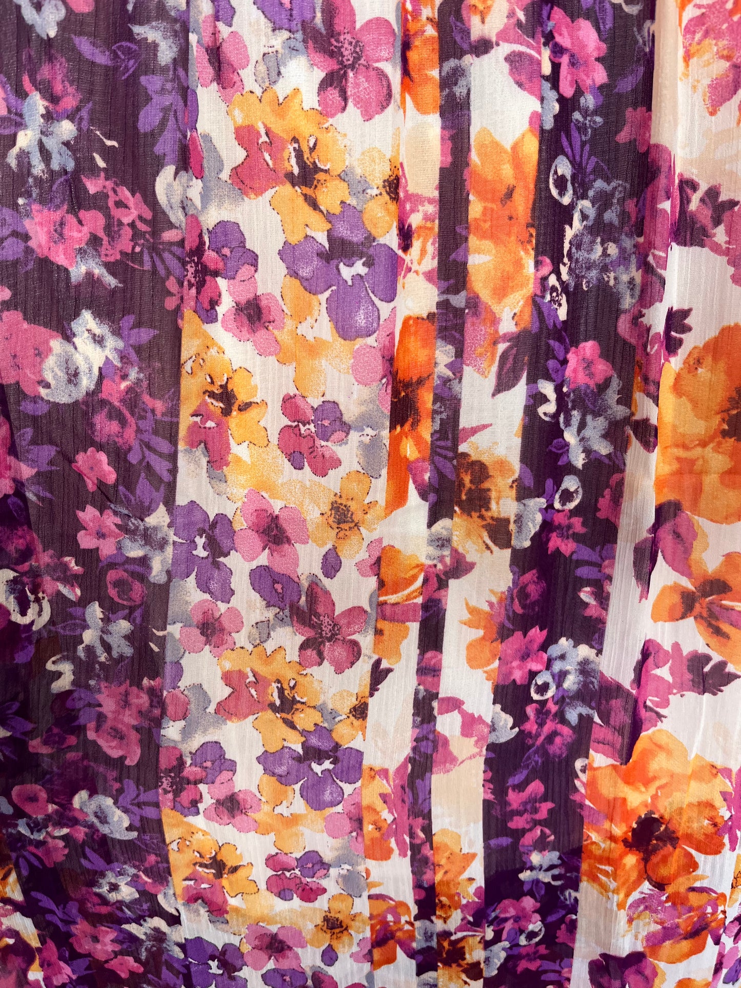 Jupe Fleurs Violet