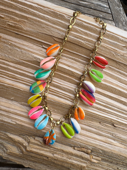 Collier Coquillage Color