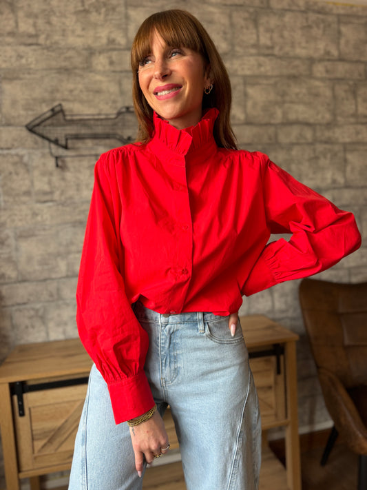 Chemise Maeva Rouge