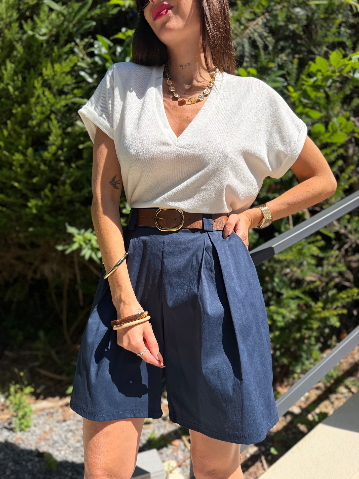 Short Édouard Bleu Marine