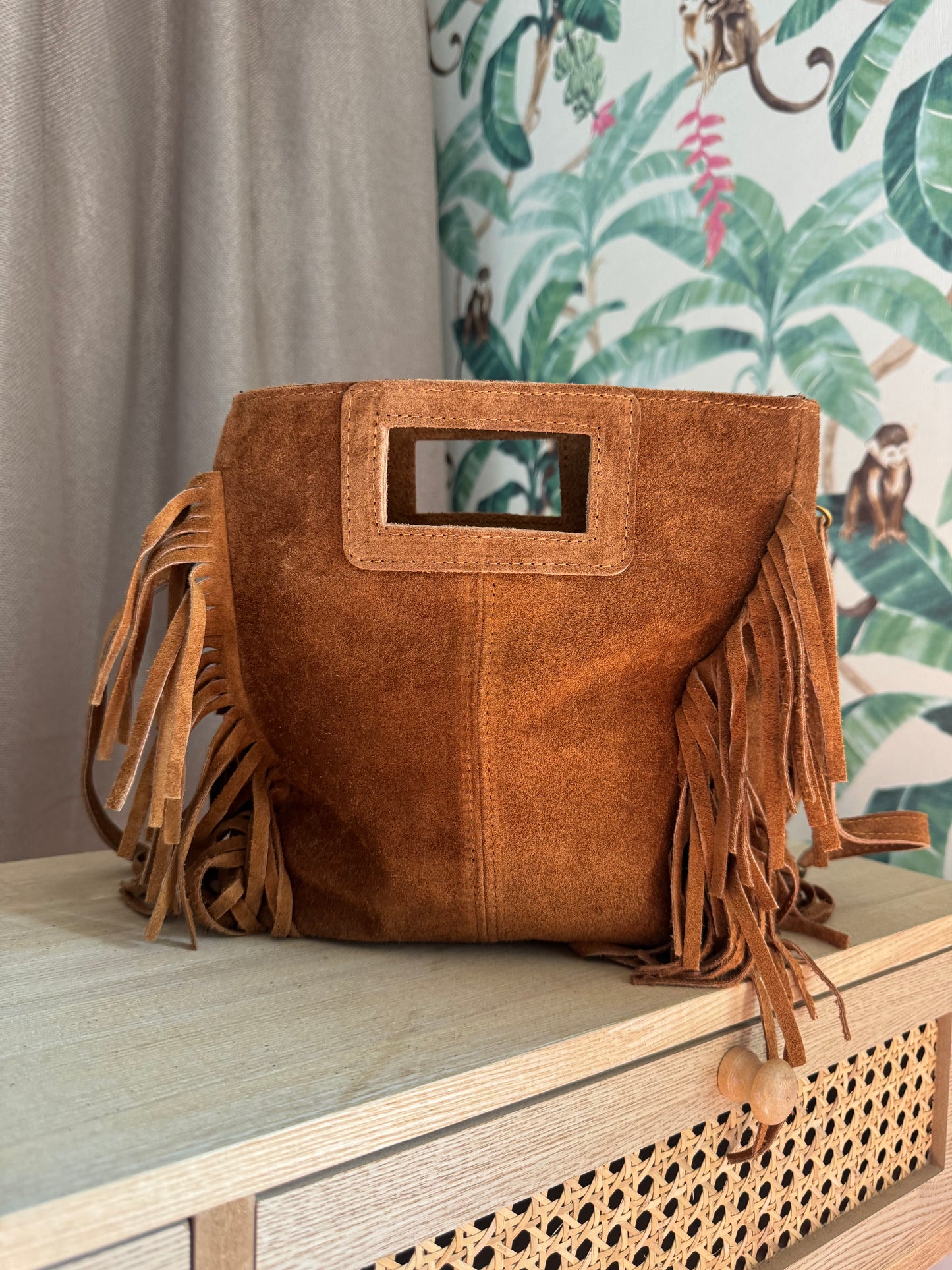 Sac Frange Camel