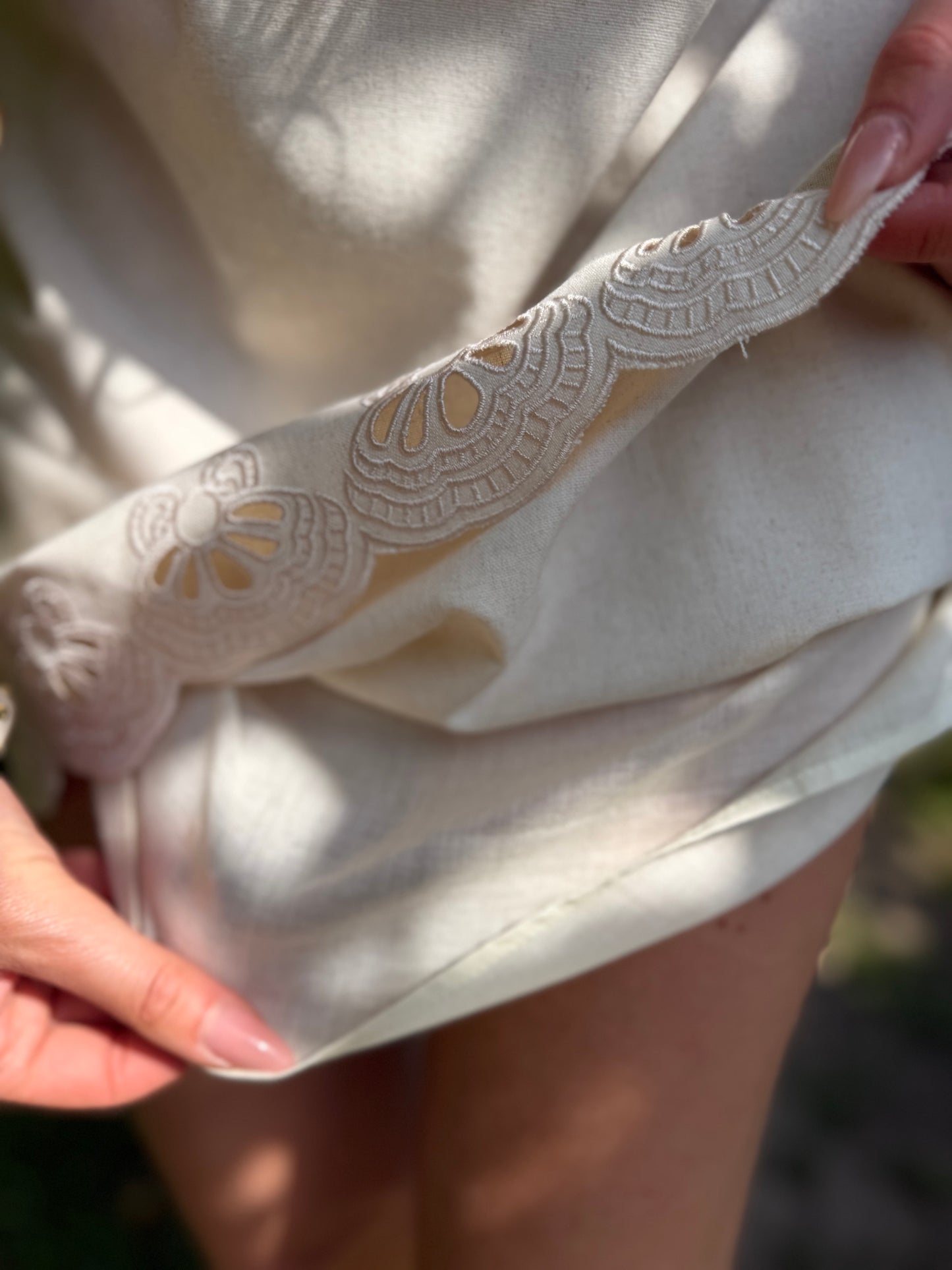 Robe Lin Écru