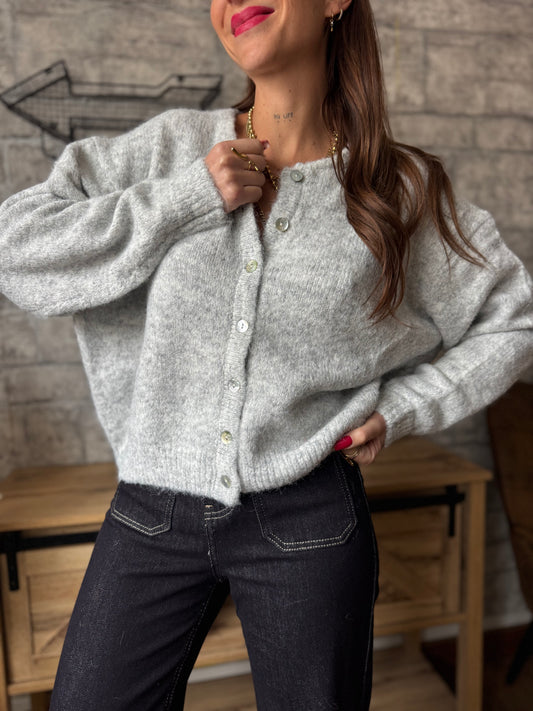 Gilet Elliot Gris Clair