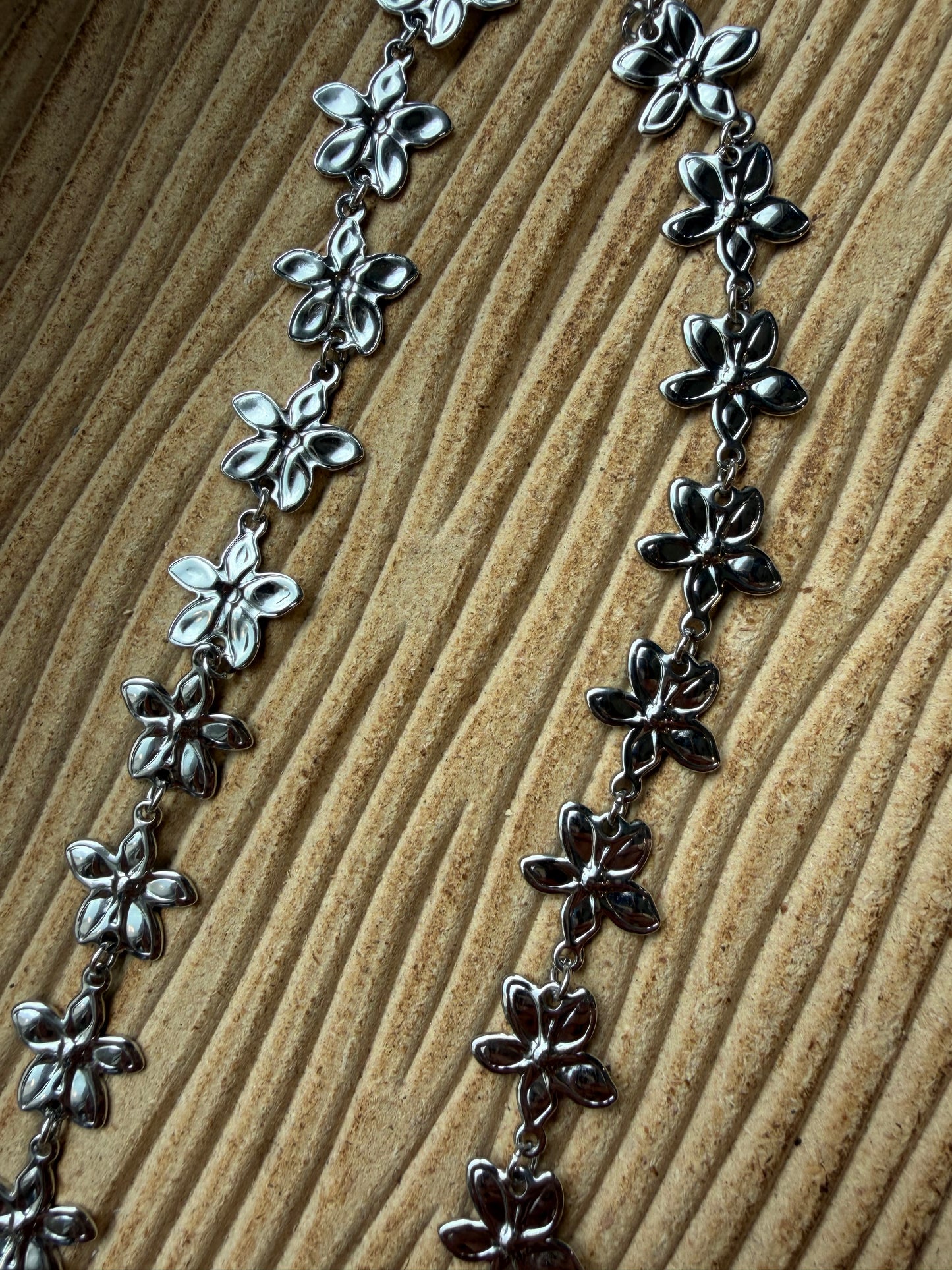 Collier Fleurs argent