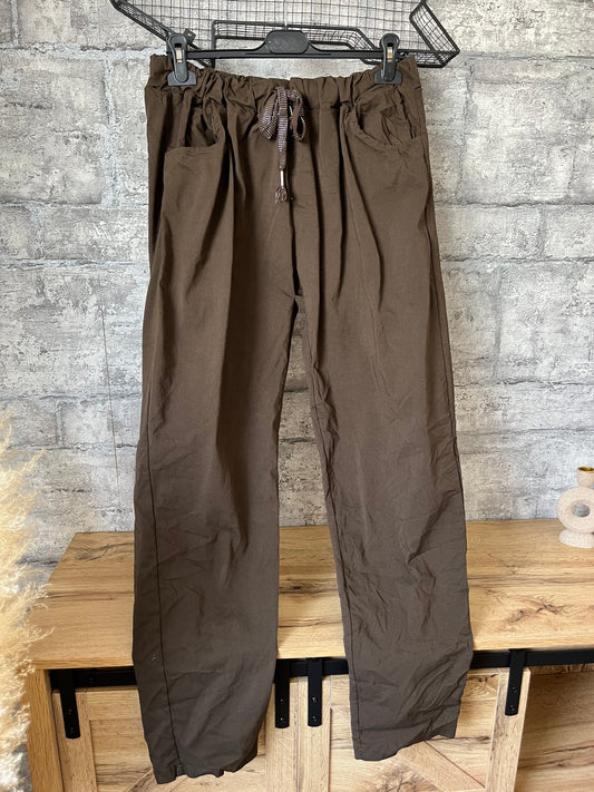 Pantalon Jogg Marron Pulpeuse