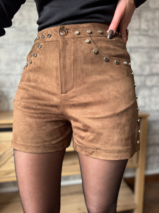 Short Suédine Clou (taille 34)