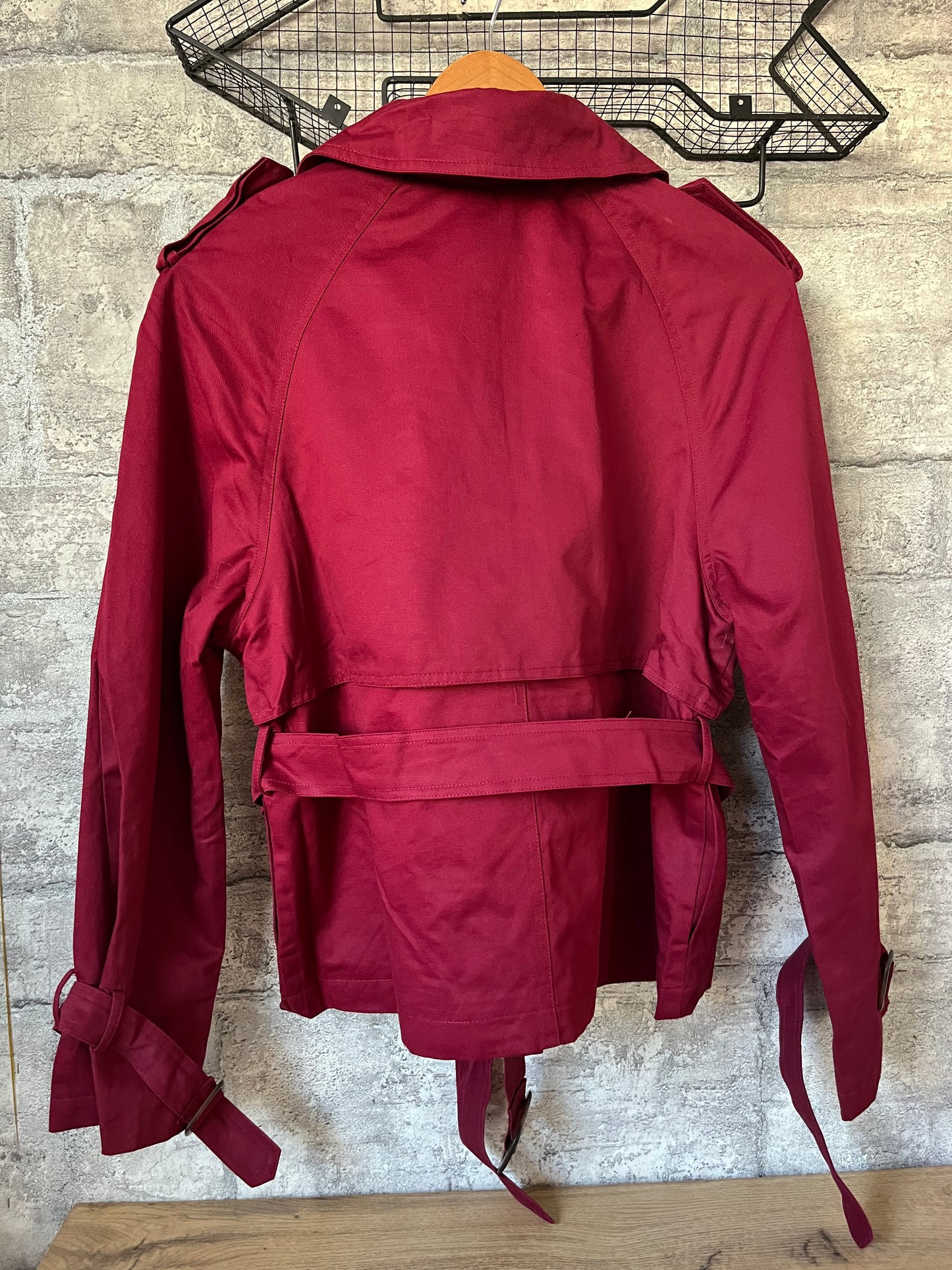 Trench Court Burgundy