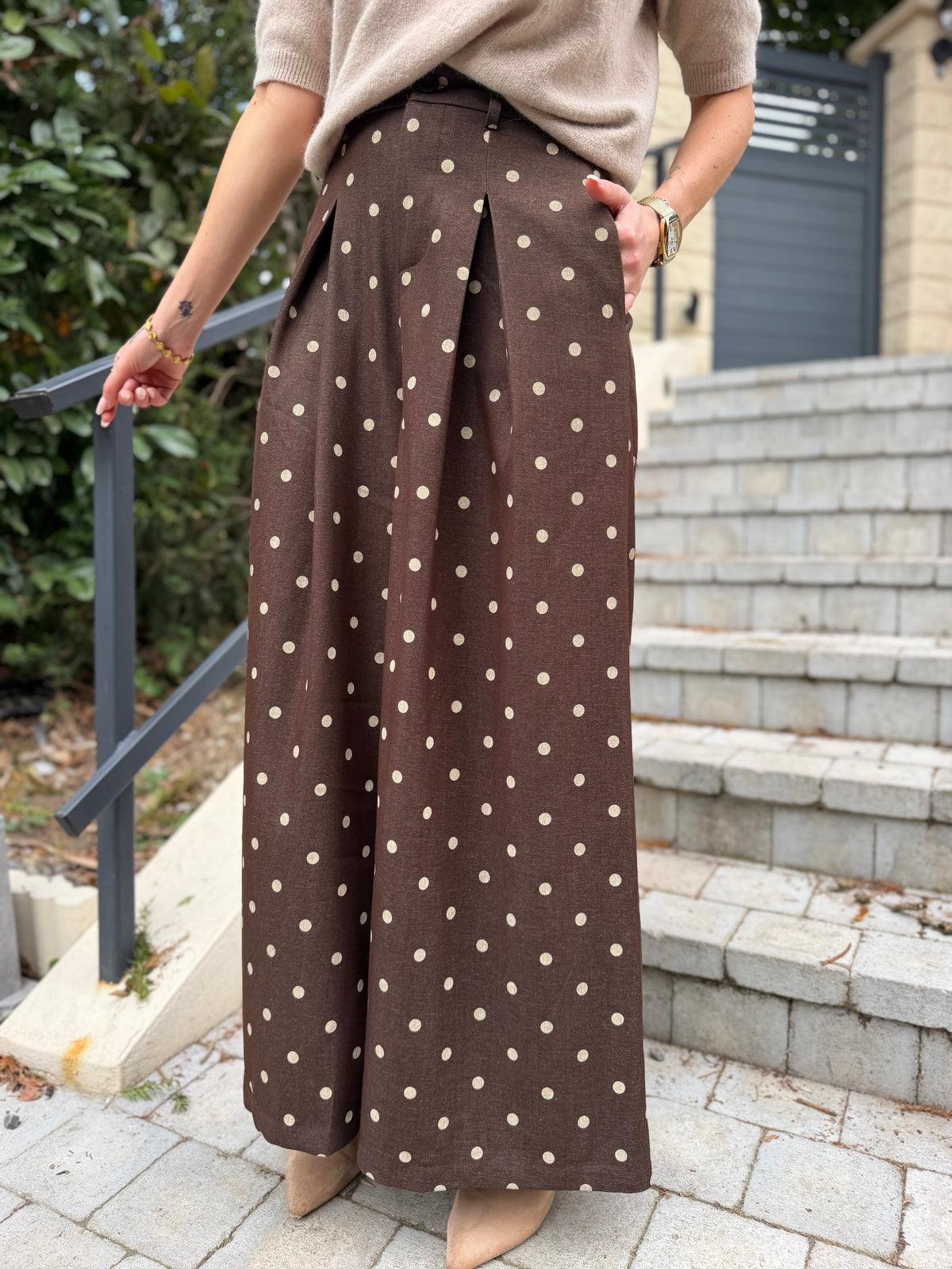 Pantalon Liam Chocolat