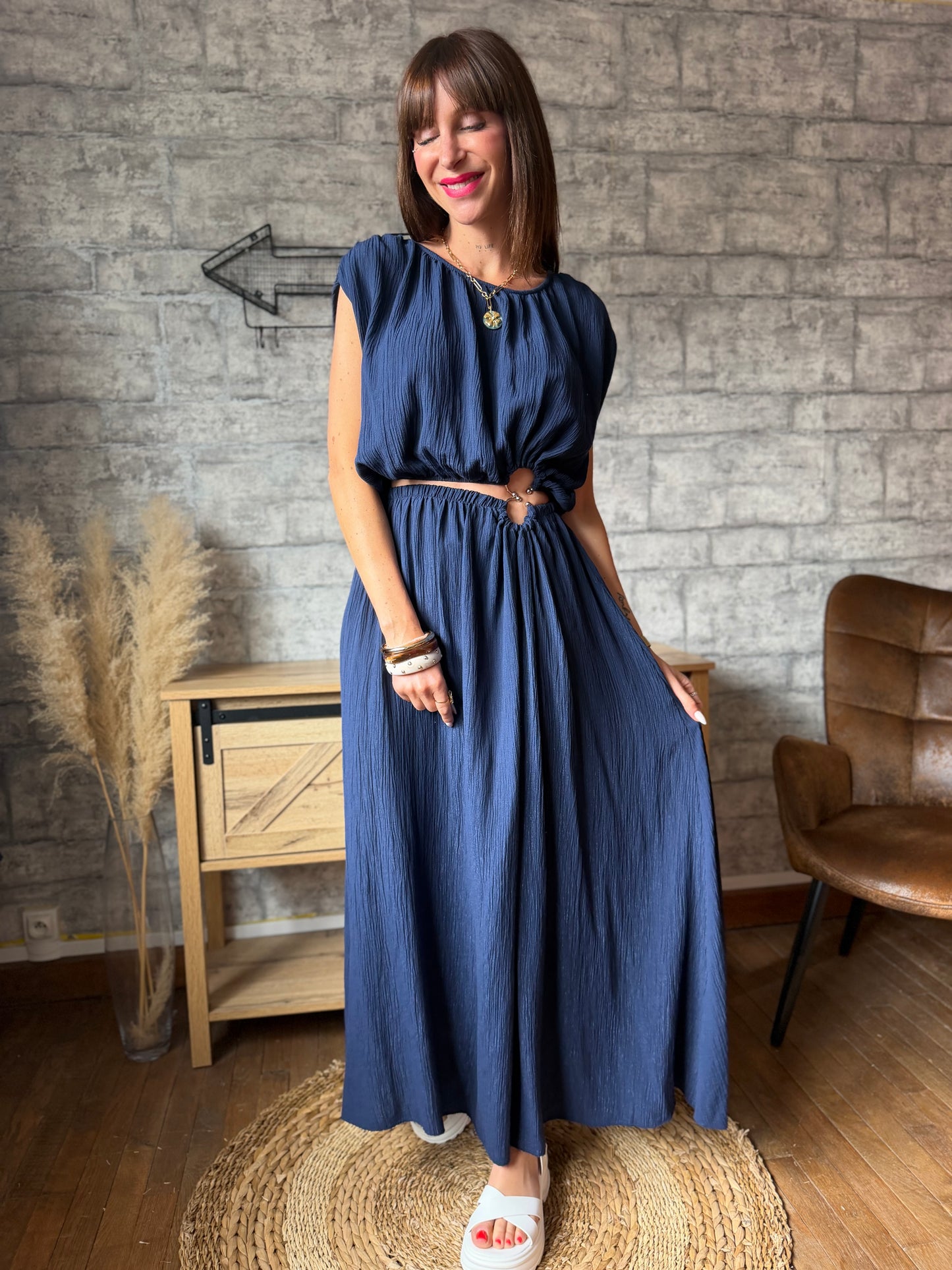 Ensemble Tom Bleu Boucle Bleu Marine