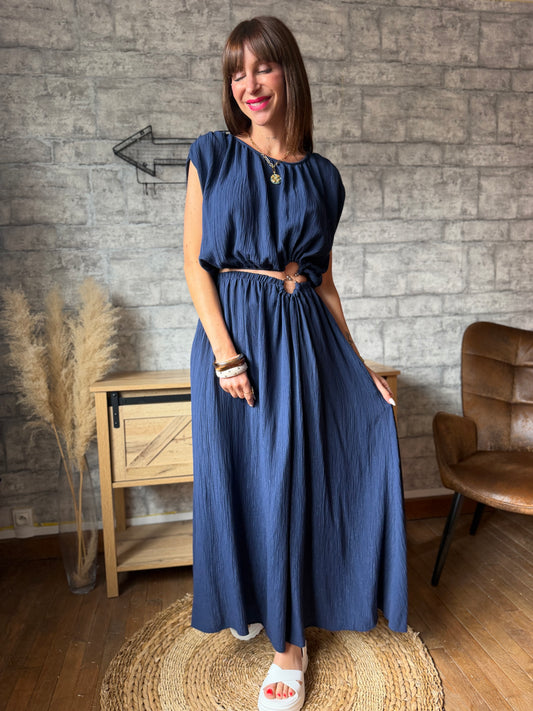 Ensemble Tom Bleu Boucle Bleu Marine