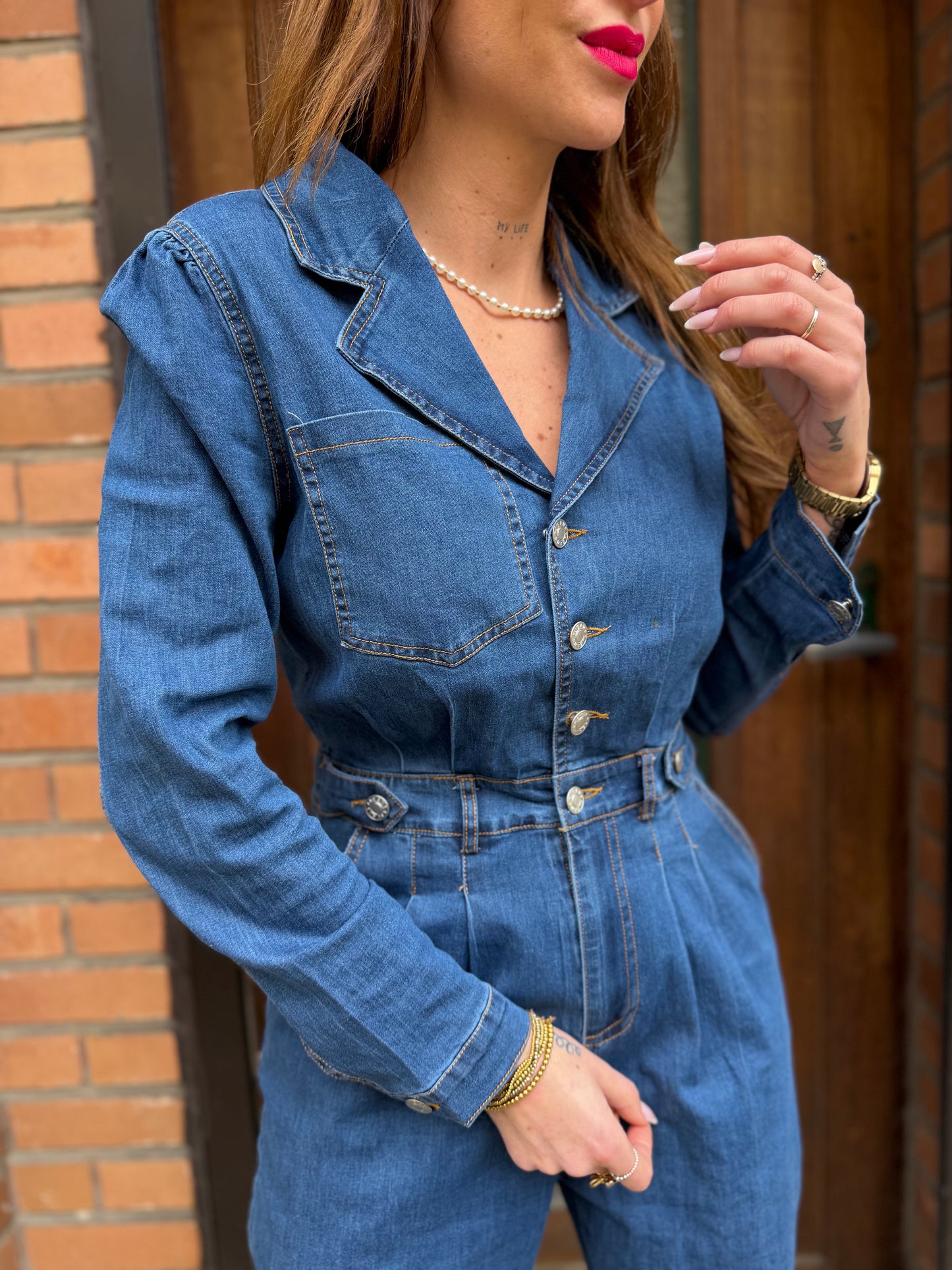 Combinaison Jean’s Boutons