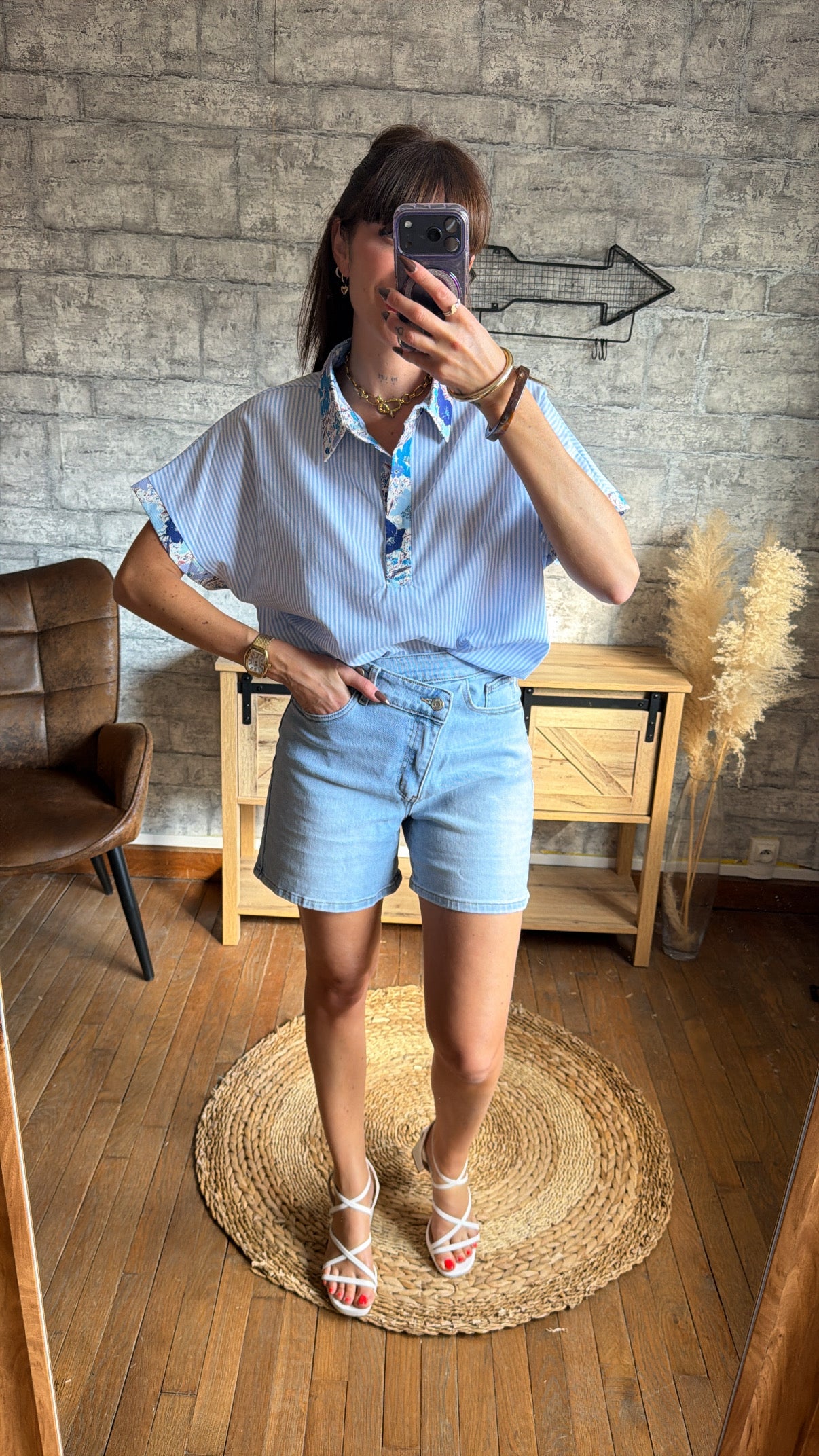 Chemise Bleuet