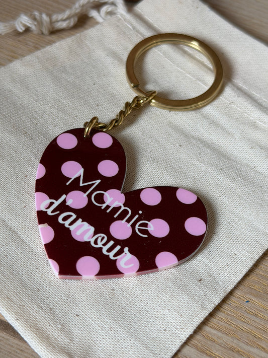 Porte Clés Mamie D’Amour