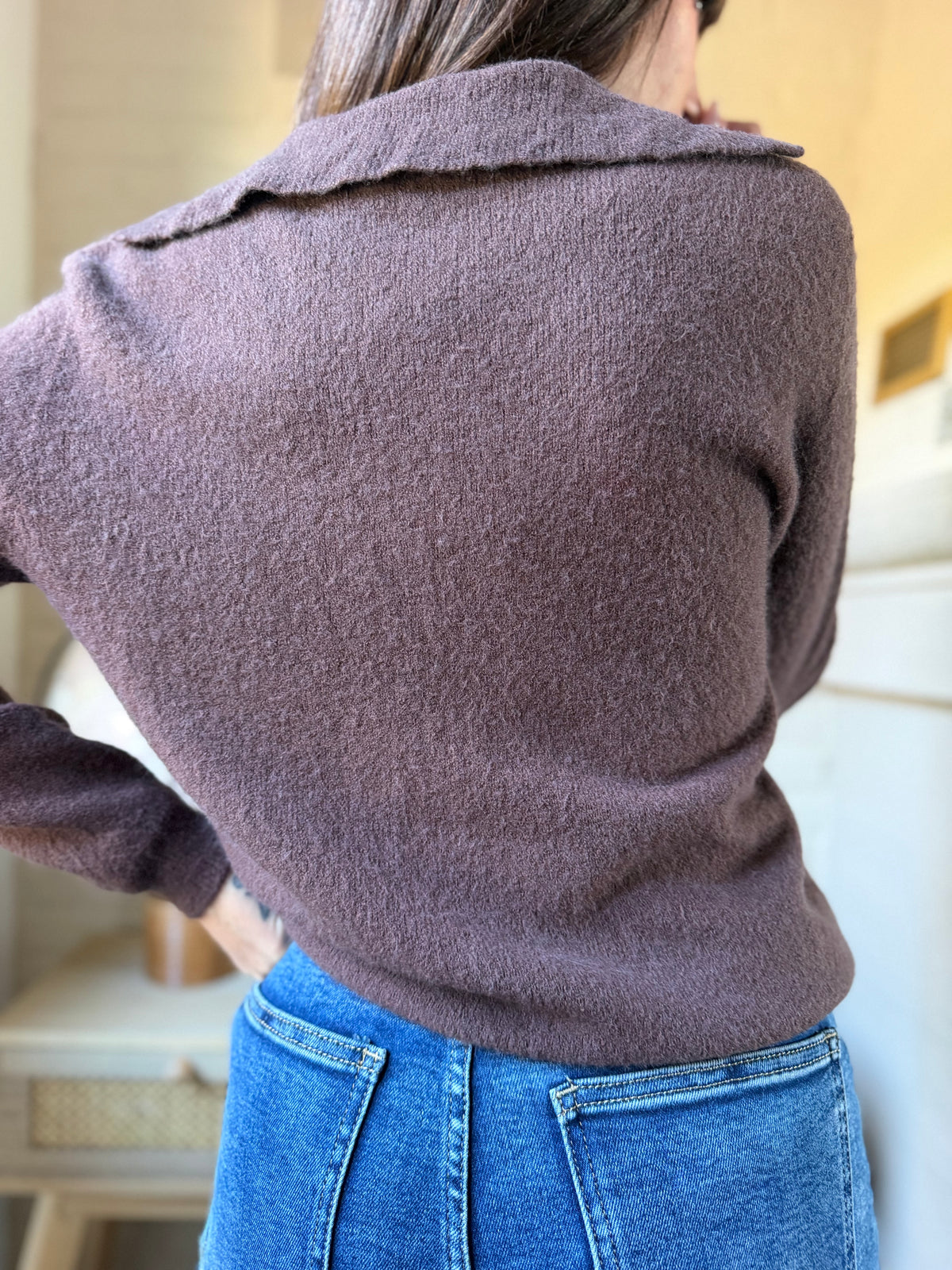 Pull Polo Chocolat