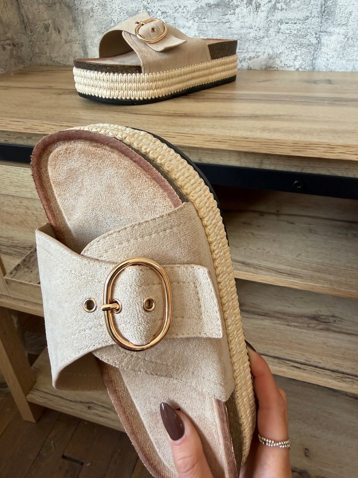 Sandales Vanille