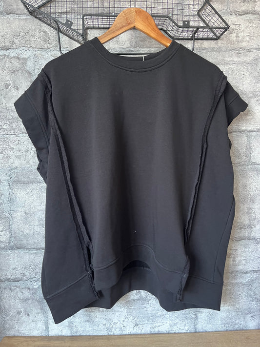 T Shirt Sweat Oversize Noir