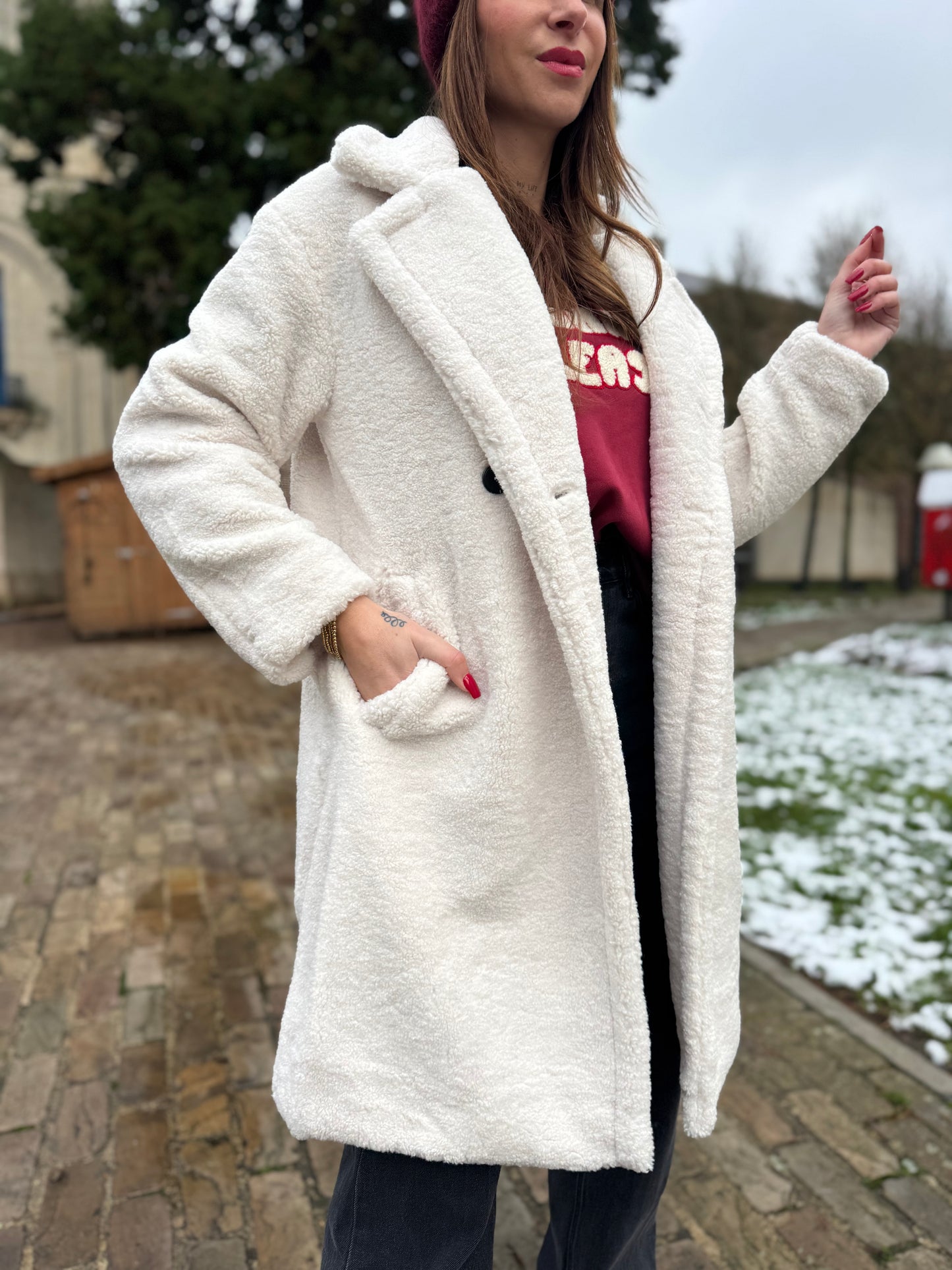 Manteau Irish Ivoire