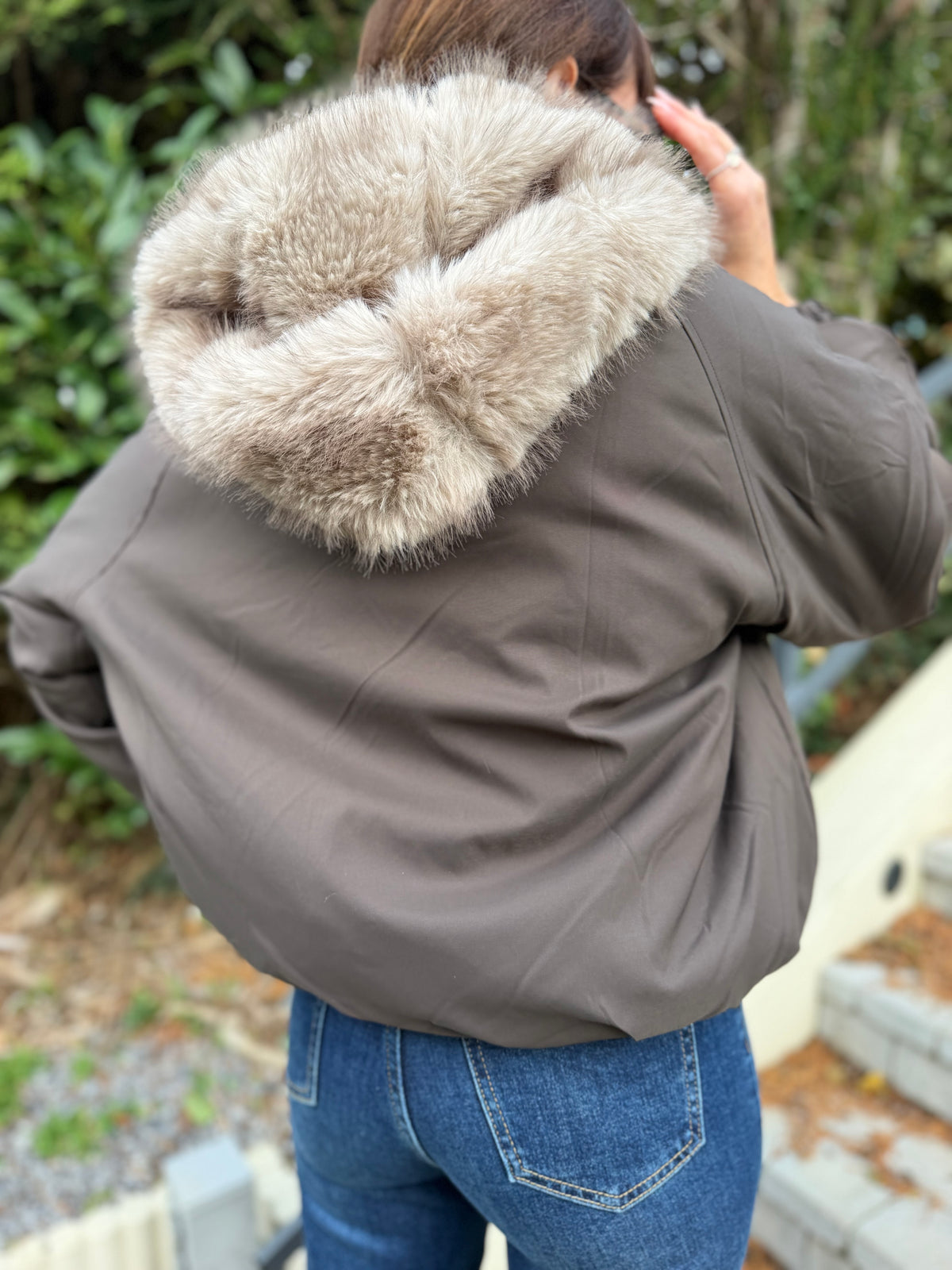 Manteau RÉVERSIBLE TOMY Chocolat