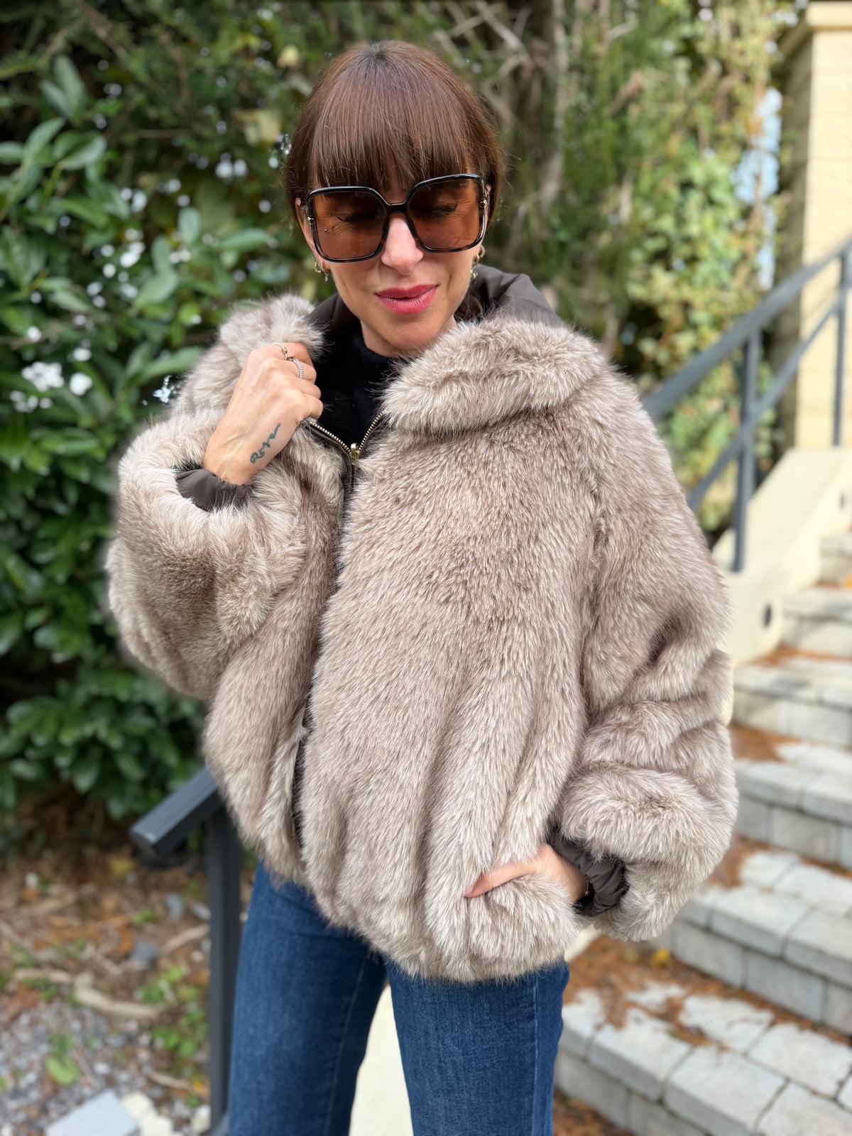 Manteau RÉVERSIBLE TOMY Chocolat