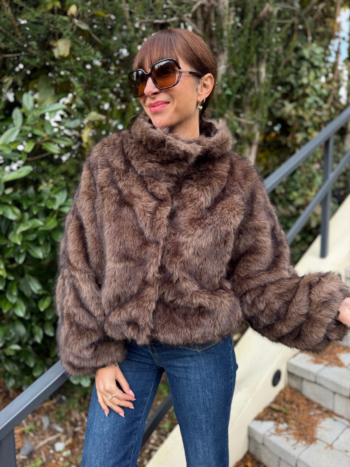 Manteau RÉVERSIBLE ELTON Chocolat