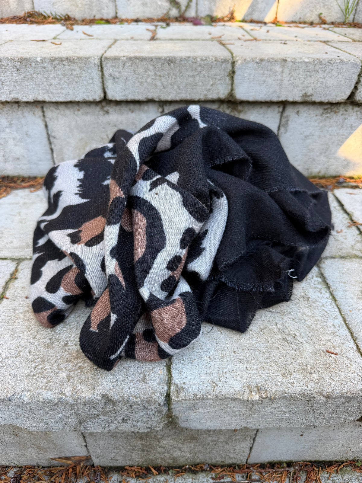 Chèche Léopard / Zèbre Noir