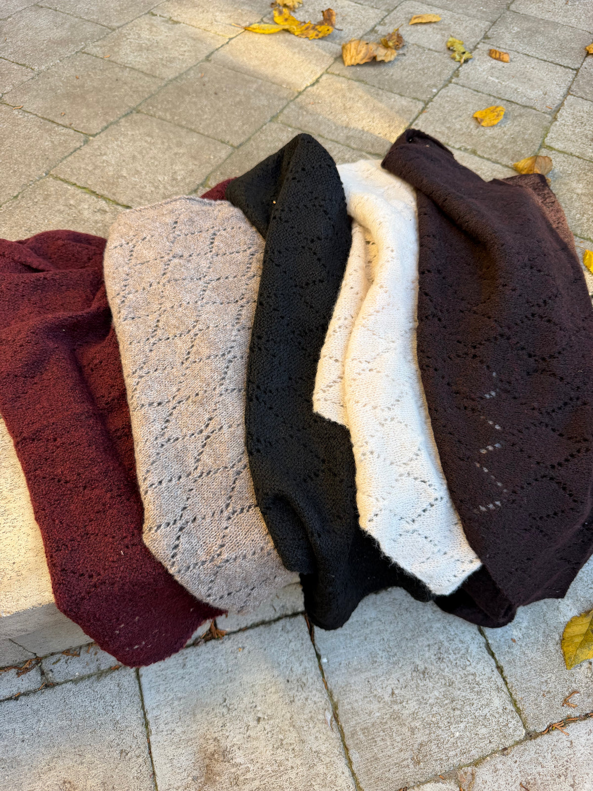 Écharpe Triangle Tricot