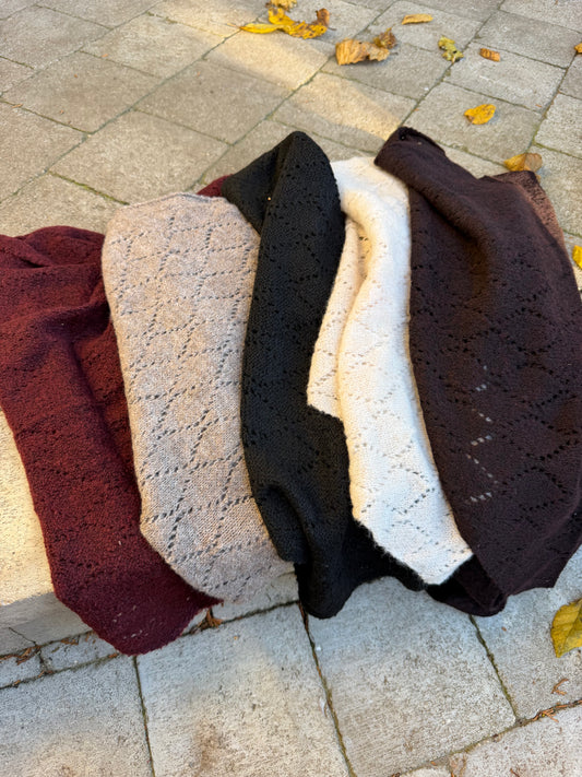 Écharpe Triangle Tricot