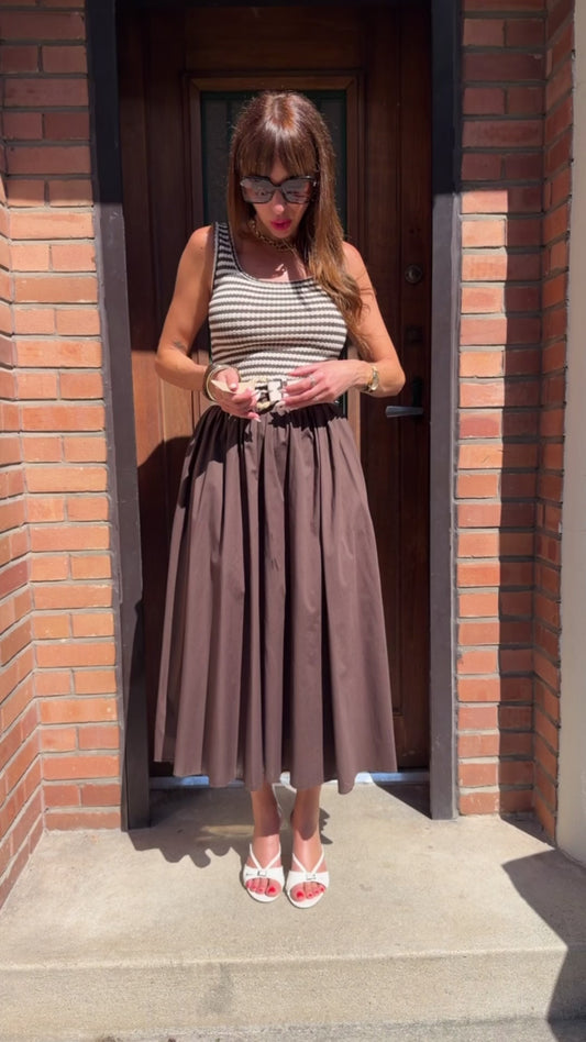 Robe Rosalie Chocolat