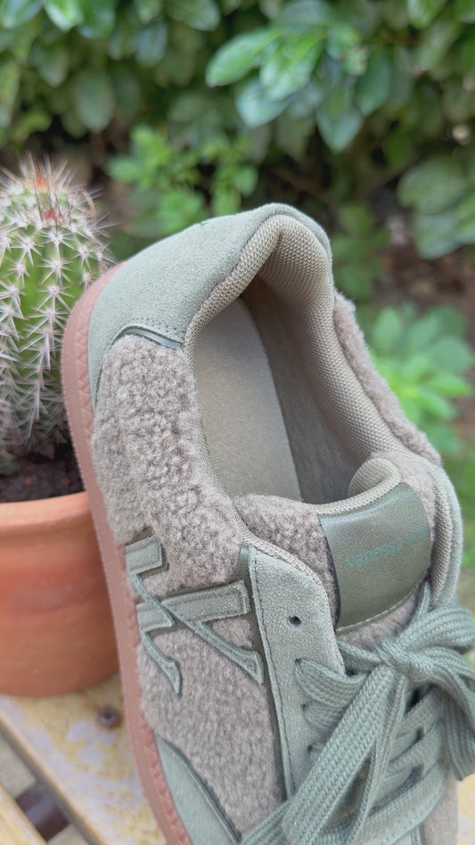 Basket Vanessa Wu AURA Plush Kaki