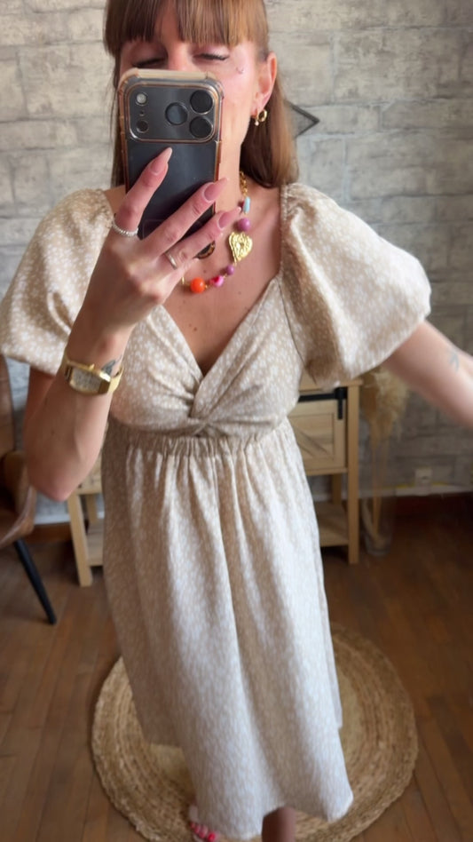 Robe Laly Beige