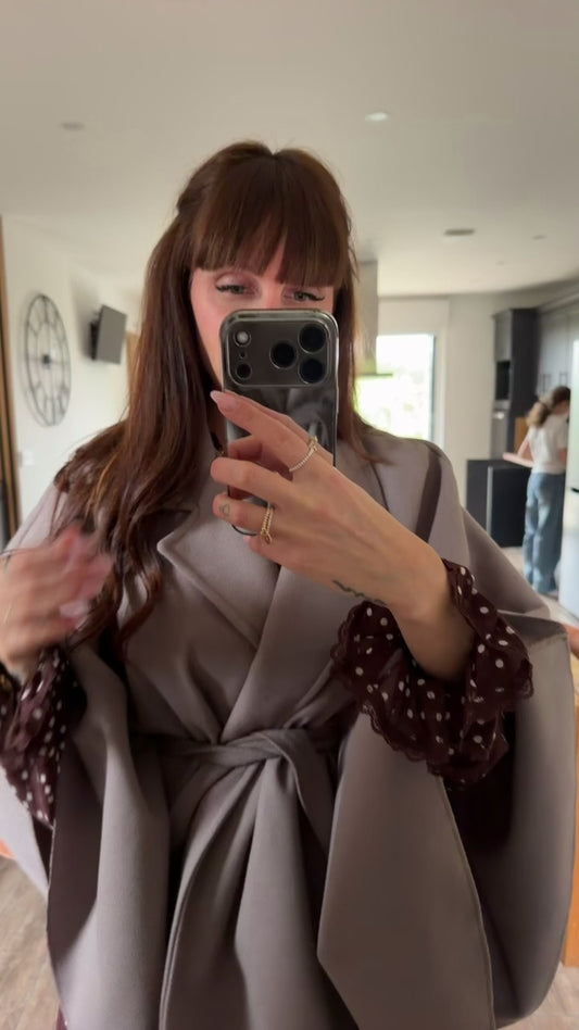 Manteau Cape Taupe