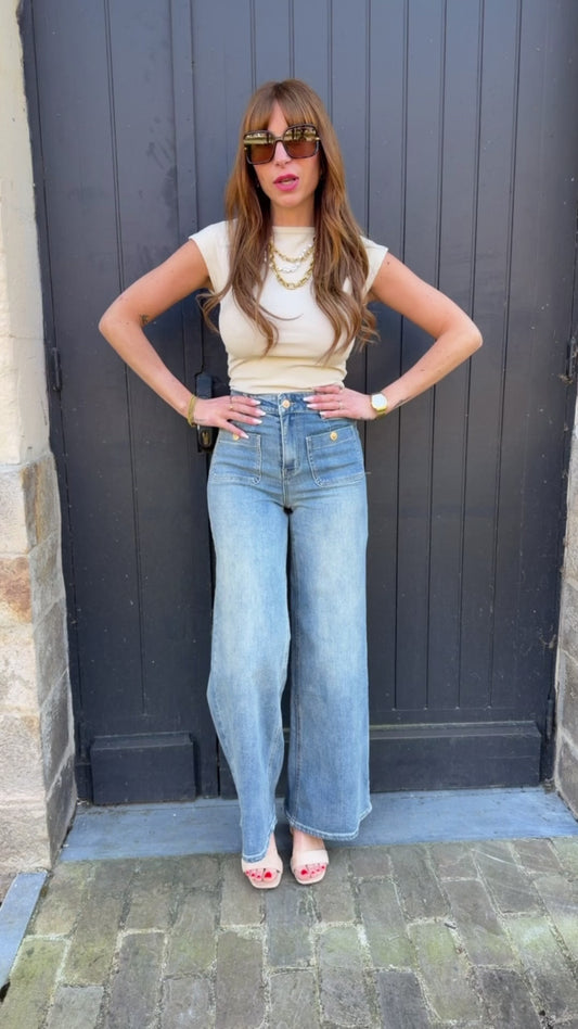 Jean's Wide Poche Vintage