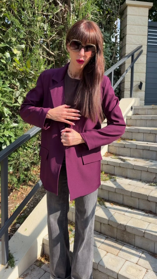 Blazer Michel Bordeaux