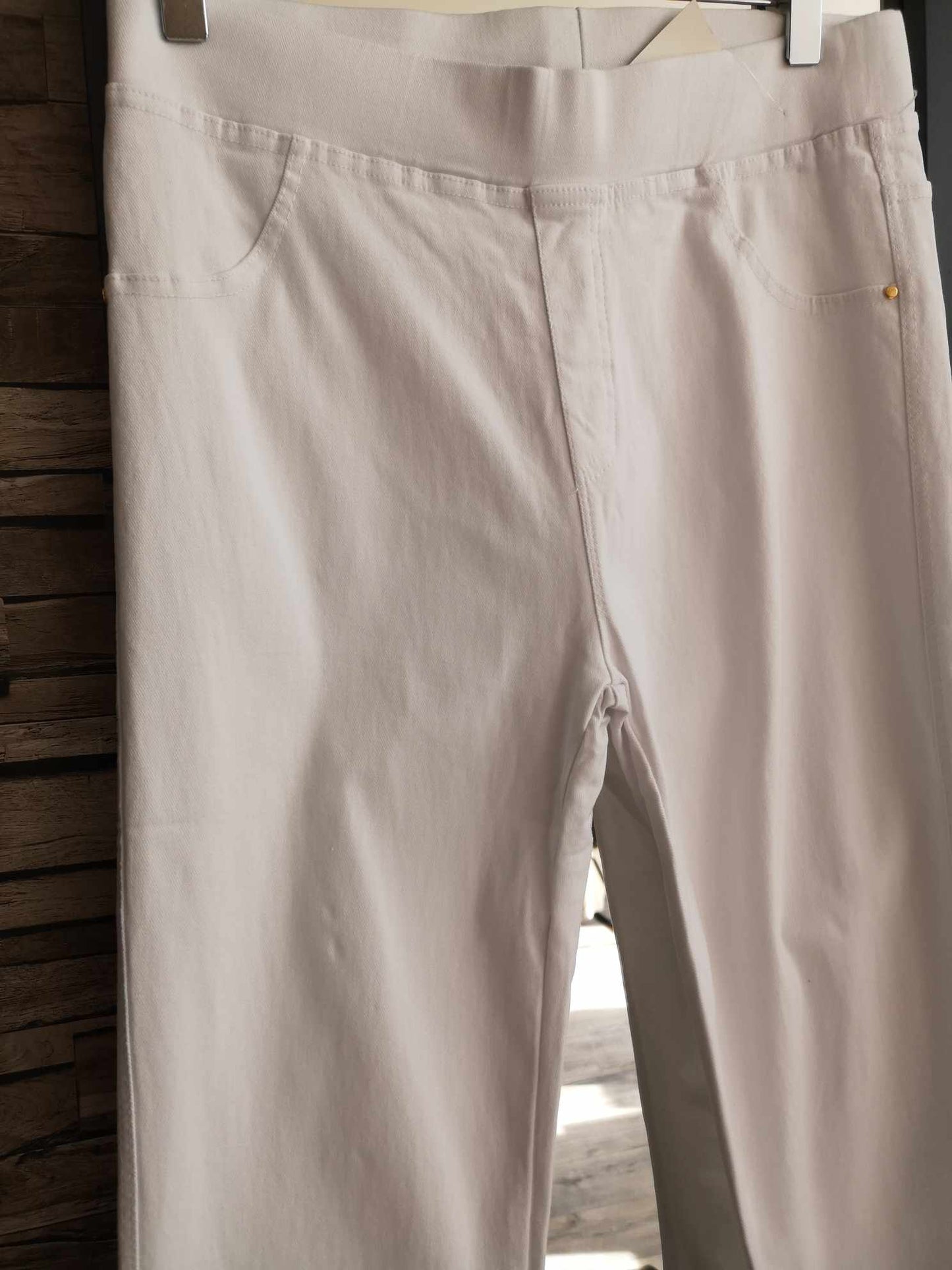 Pantalon Jegging Blanc Pulpeuse