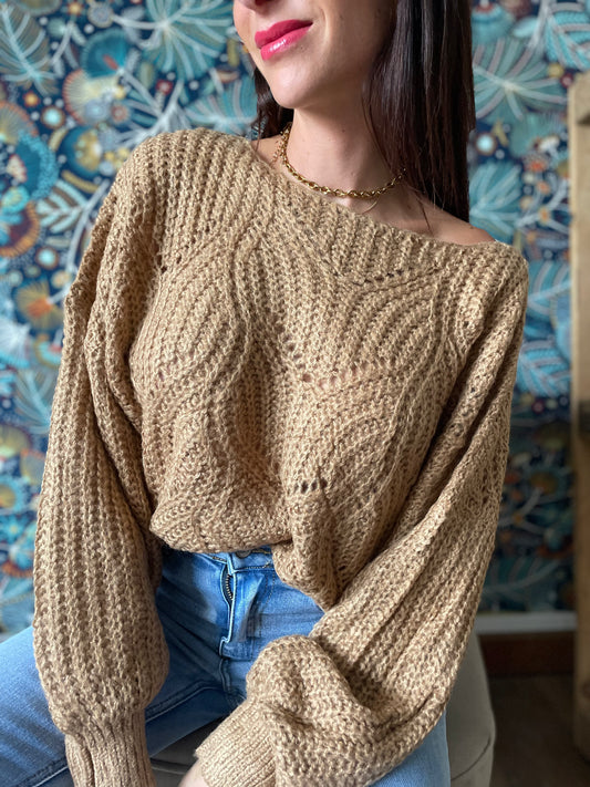 Pull Pilou Camel