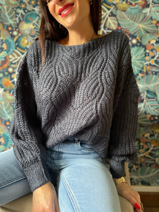 Pull Pilou Bleu Marine