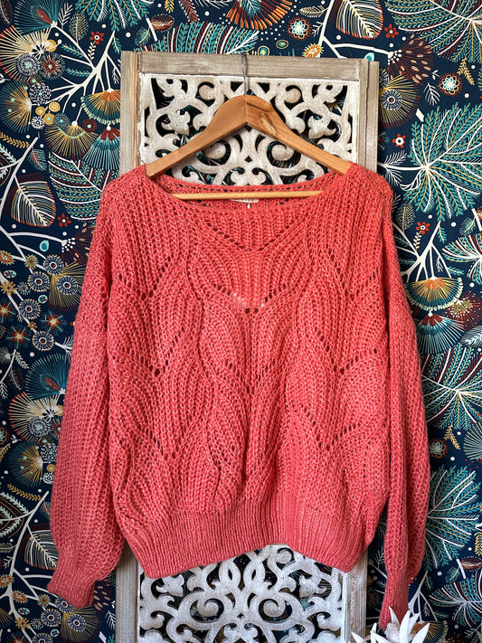Pull Pilou Saumon